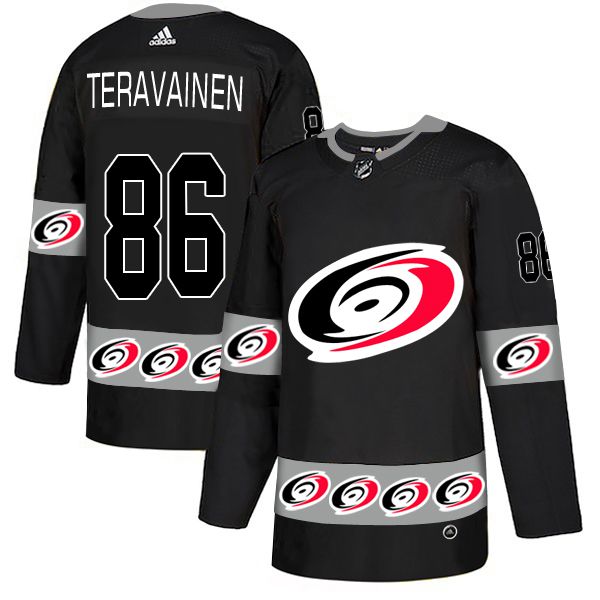 Men Carolina Hurricanes #86 Teravainen Black Adidas Fashion NHL Jersey->carolina hurricanes->NHL Jersey